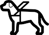Assistance dog icon