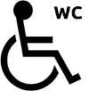 Accessible toilets icon