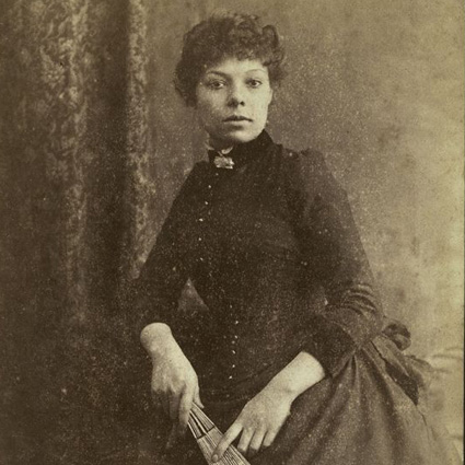 Sepia image of black Victorian woman