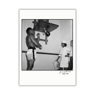 James Barnor, Muhammad Ali training for a fight at Earls Court, London 1966