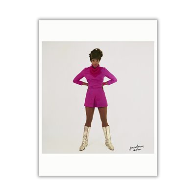 James Barnor, Untitled #1, Drum model Selby Thompson at Campbell-Drayton Studio London, 1967