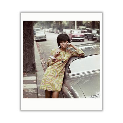 James Barnor, Drum cover girl Erlin Ibreck, Kilburn, London, 1966